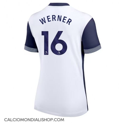 Maglie da calcio Tottenham Hotspur Timo Werner #16 Prima Maglia Femminile 2024-25 Manica Corta